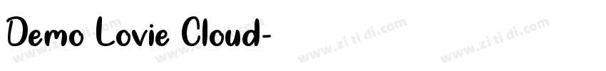 Demo Lovie Cloud字体转换